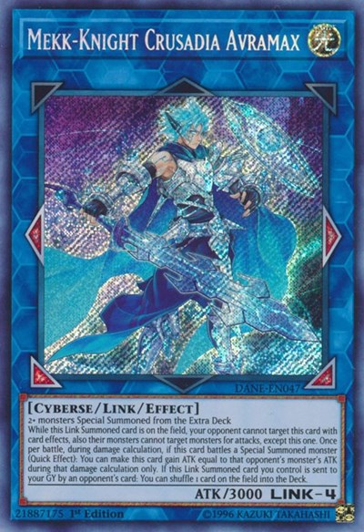 Mekk-Knight Crusadia Avramax [DANE-EN047] Secret Rare | Exor Games Summserside