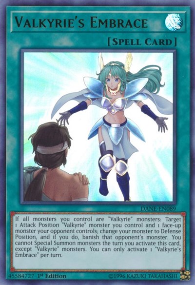 Valkyrie's Embrace [DANE-EN089] Ultra Rare | Exor Games Summserside