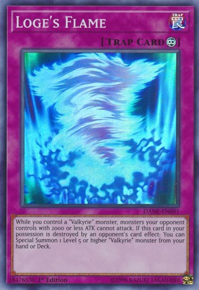 Loge's Flame [DANE-EN091] Super Rare | Exor Games Summserside
