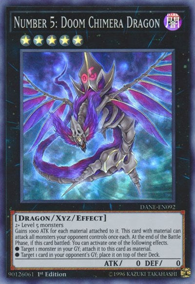 Number 5: Doom Chimera Dragon [DANE-EN092] Super Rare | Exor Games Summserside