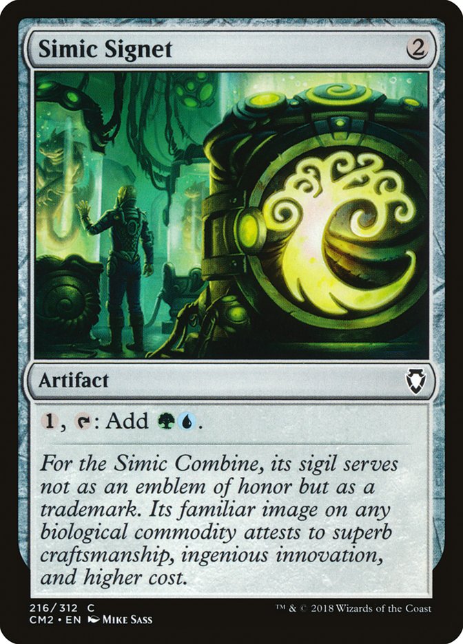 Simic Signet (216/312) [Commander Anthology Volume II] | Exor Games Summserside