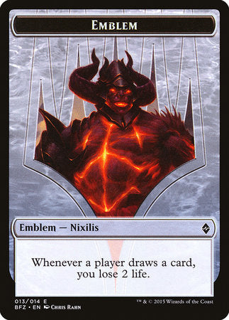 Emblem - Ob Nixilis Reignited [Battle for Zendikar Tokens] | Exor Games Summserside