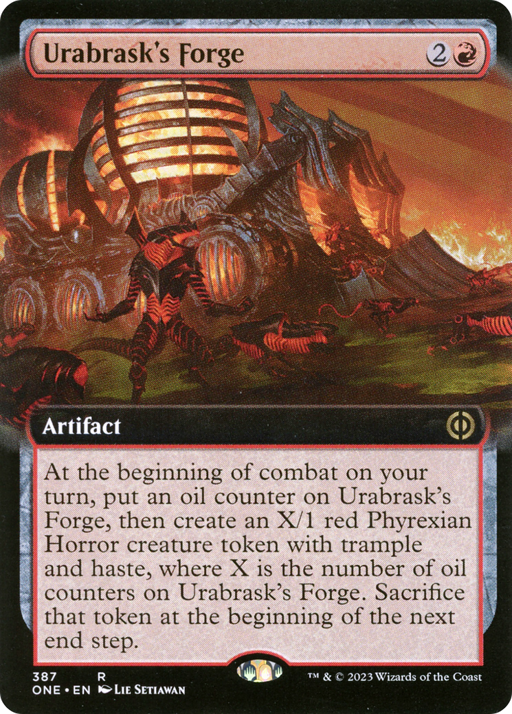 Urabrask's Forge (Extended Art) [Phyrexia: All Will Be One] | Exor Games Summserside