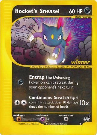 Rocket's Sneasel (5) (Jumbo Card) [Best of Promos] | Exor Games Summserside