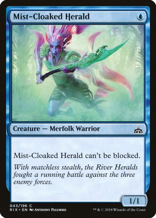 Mist-Cloaked Herald [Rivals of Ixalan] | Exor Games Summserside