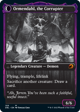 Jerren, Corrupted Bishop // Ormendahl, the Corrupted [Innistrad: Double Feature] | Exor Games Summserside