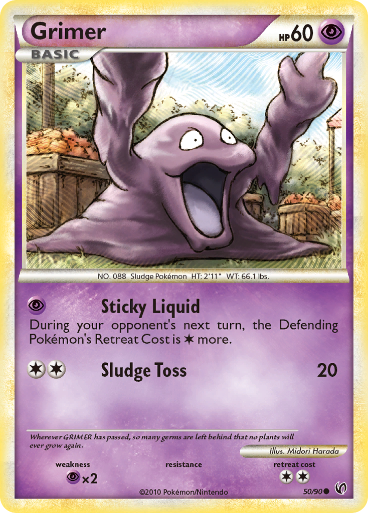 Grimer (50/90) [HeartGold & SoulSilver: Undaunted] | Exor Games Summserside