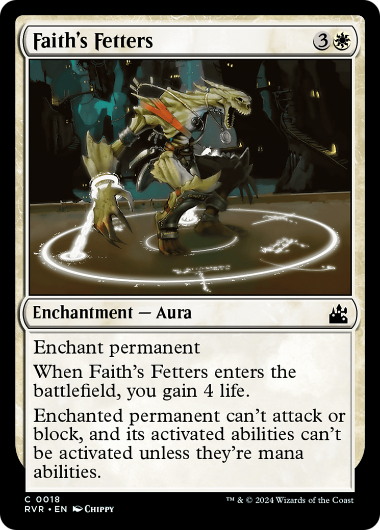Faith's Fetters [Ravnica Remastered] | Exor Games Summserside