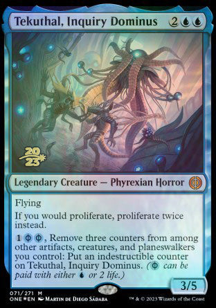 Tekuthal, Inquiry Dominus [Phyrexia: All Will Be One Prerelease Promos] | Exor Games Summserside