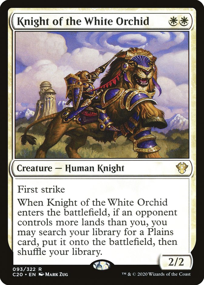 Knight of the White Orchid [Commander 2020] | Exor Games Summserside