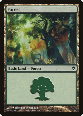 Forest (248a) [Zendikar] | Exor Games Summserside