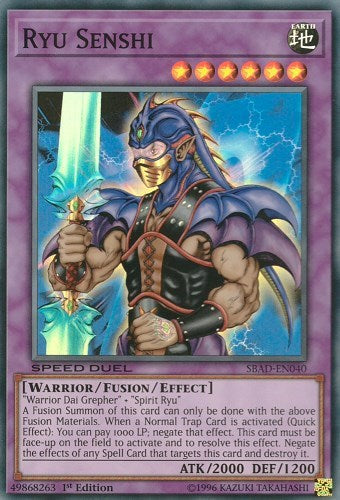 Ryu Senshi [SBAD-EN040] Super Rare | Exor Games Summserside