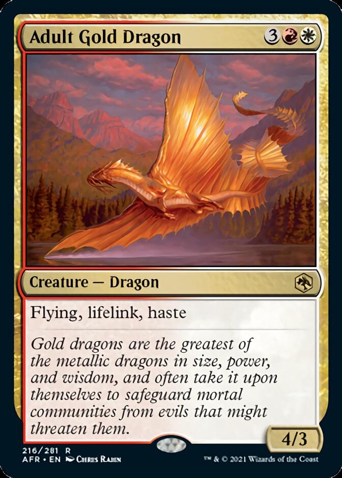 Adult Gold Dragon [Dungeons & Dragons: Adventures in the Forgotten Realms] | Exor Games Summserside