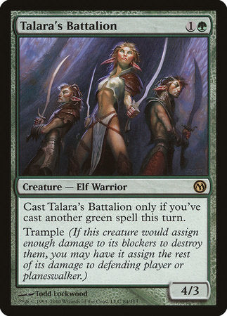 Talara's Battalion [Duels of the Planeswalkers] | Exor Games Summserside
