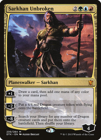 Sarkhan Unbroken [Dragons of Tarkir] | Exor Games Summserside