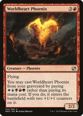 Worldheart Phoenix [Modern Masters 2015] | Exor Games Summserside