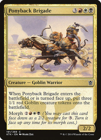 Ponyback Brigade [Khans of Tarkir] | Exor Games Summserside