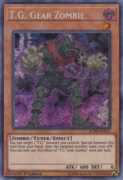 T.G. Gear Zombie [BLHR-EN023] Secret Rare | Exor Games Summserside