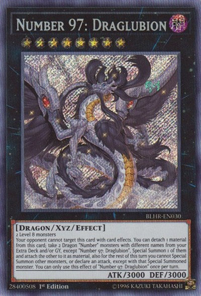 Number 97: Draglubion [BLHR-EN030] Secret Rare | Exor Games Summserside