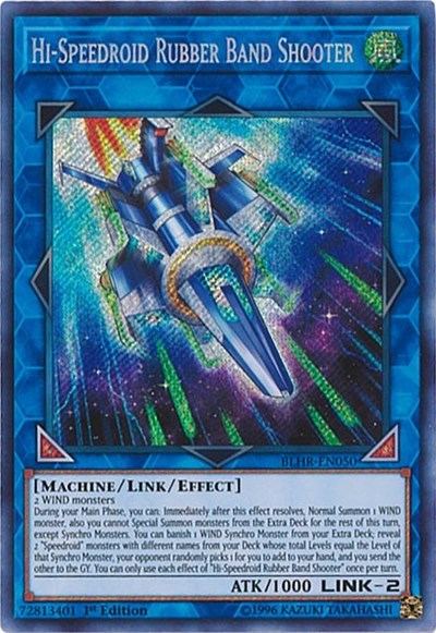 Hi-Speedroid Rubber Band Shooter [BLHR-EN050] Secret Rare | Exor Games Summserside