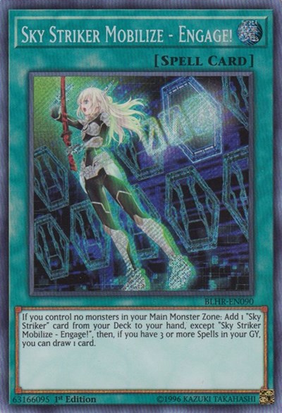 Sky Striker Mobilize - Engage! [BLHR-EN090] Secret Rare | Exor Games Summserside