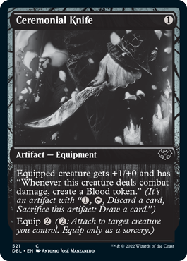 Ceremonial Knife [Innistrad: Double Feature] | Exor Games Summserside