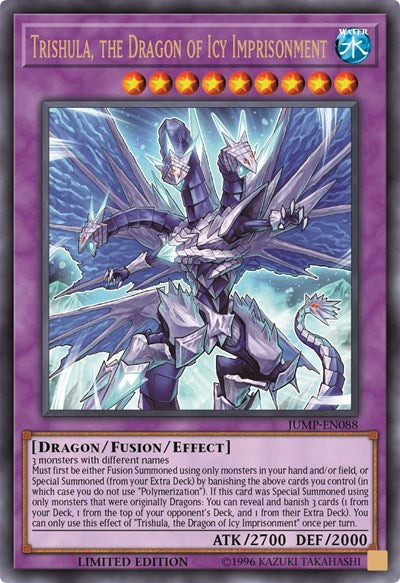 Trishula, the Dragon of Icy Imprisonment [JUMP-EN088] Ultra Rare | Exor Games Summserside