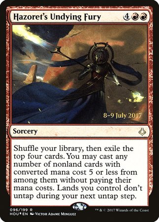 Hazoret's Undying Fury [Hour of Devastation Promos] | Exor Games Summserside