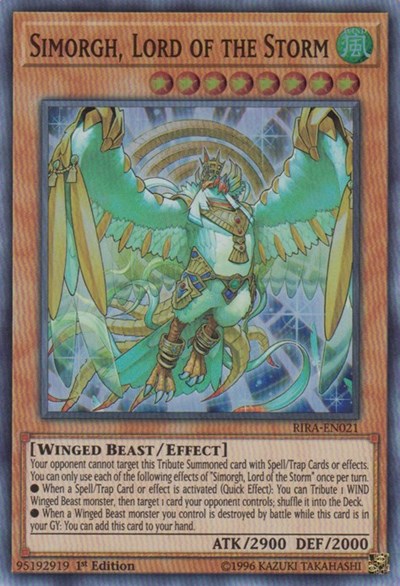 Simorgh, Lord of the Storm [RIRA-EN021] Super Rare | Exor Games Summserside