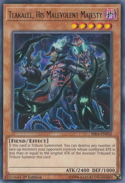 Tlakalel, His Malevolent Majesty [RIRA-EN032] Rare | Exor Games Summserside
