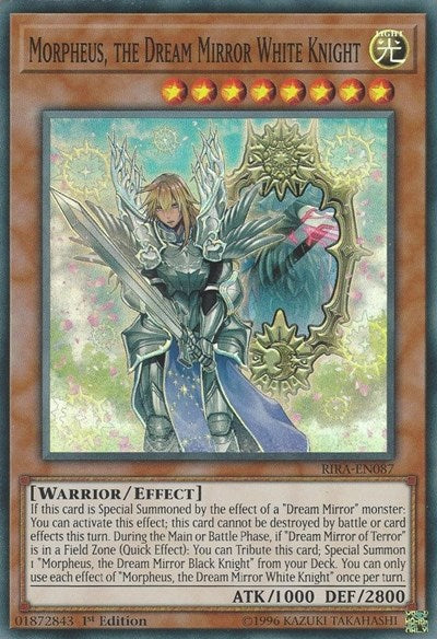 Morpheus, the Dream Mirror White Knight [RIRA-EN087] Super Rare | Exor Games Summserside