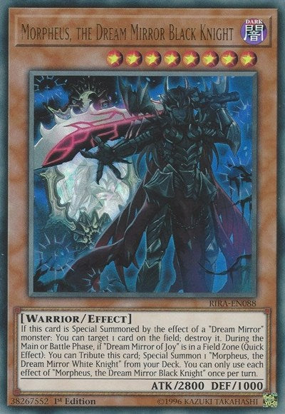 Morpheus, the Dream Mirror Black Knight [RIRA-EN088] Ultra Rare | Exor Games Summserside