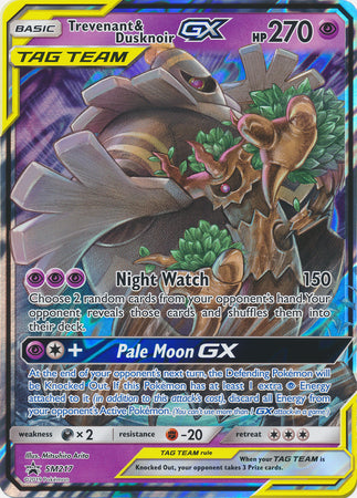 Trevenant & Dusknoir GX (SM217) (Jumbo Card) [Sun & Moon: Black Star Promos] | Exor Games Summserside