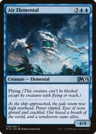 Air Elemental [Core Set 2019] | Exor Games Summserside