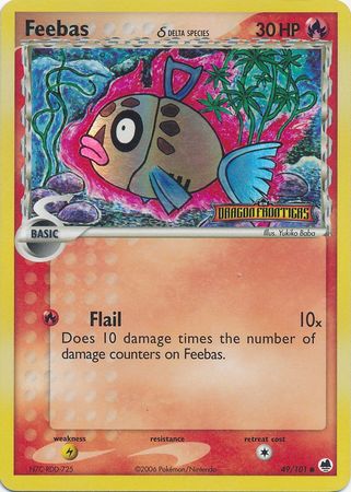 Feebas (49/101) (Delta Species) (Stamped) [EX: Dragon Frontiers] | Exor Games Summserside