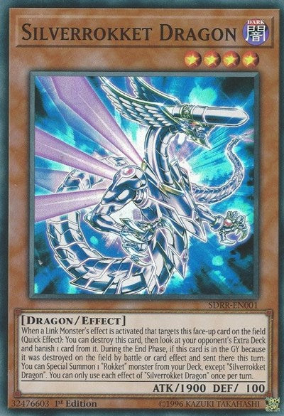 Silverrokket Dragon [SDRR-EN001] Super Rare | Exor Games Summserside