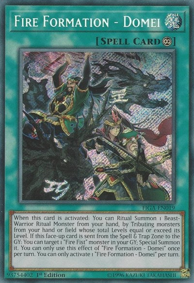Fire Formation - Domei [FIGA-EN019] Secret Rare | Exor Games Summserside