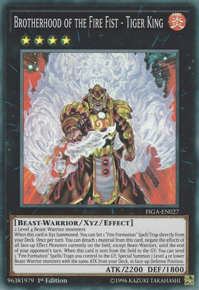 Brotherhood of the Fire Fist - Tiger King [FIGA-EN027] Super Rare | Exor Games Summserside