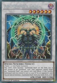 Archfiend's Call [FIGA-EN032] Secret Rare | Exor Games Summserside