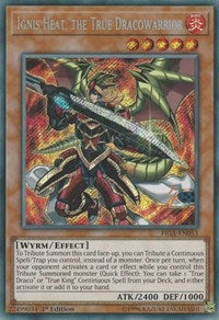 Ignis Heat, the True Dracowarrior [FIGA-EN053] Secret Rare | Exor Games Summserside