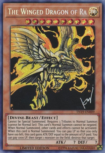 The Winged Dragon of Ra [TN19-EN009] Prismatic Secret Rare | Exor Games Summserside