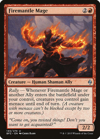Firemantle Mage [Battle for Zendikar] | Exor Games Summserside