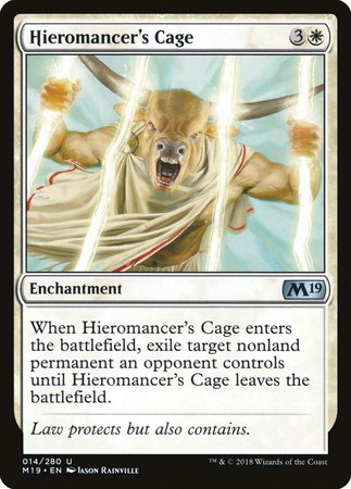 Hieromancer's Cage [Core Set 2019] | Exor Games Summserside
