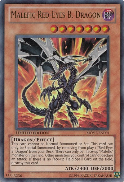 Malefic Red-Eyes B. Dragon [MOV2-EN001] Ultra Rare | Exor Games Summserside