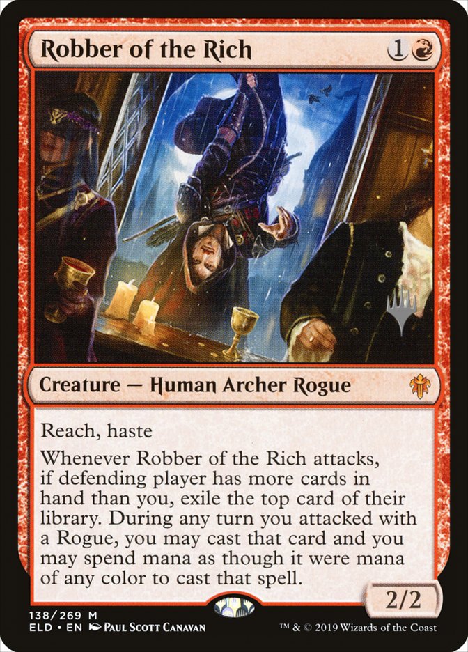 Robber of the Rich (Promo Pack) [Throne of Eldraine Promos] | Exor Games Summserside