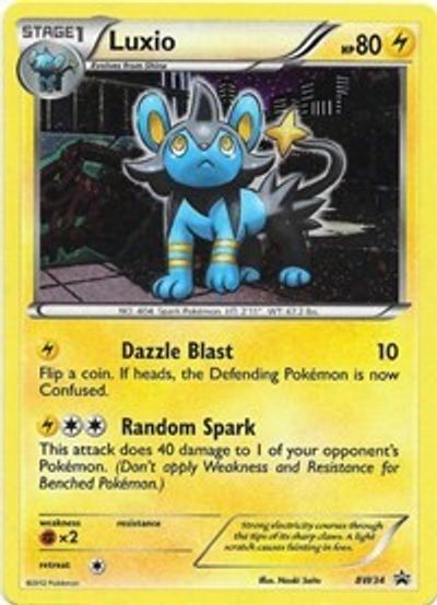 Luxio (BW34) (Cosmos Holo) [Black & White: Black Star Promos] | Exor Games Summserside