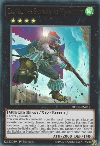 Castel, the Skyblaster Musketeer [DUDE-EN018] Ultra Rare | Exor Games Summserside