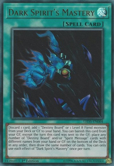 Dark Spirit's Mastery [LED5-EN004] Ultra Rare | Exor Games Summserside