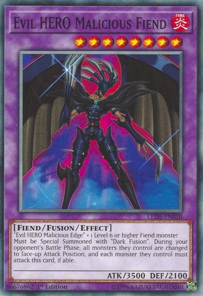 Evil HERO Malicious Fiend [LED5-EN020] Common | Exor Games Summserside