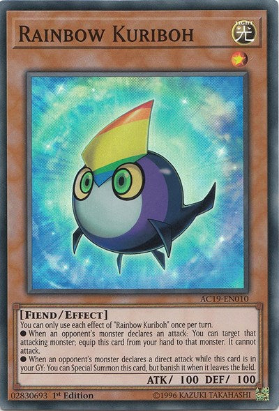 Rainbow Kuriboh [AC19-EN010] Super Rare | Exor Games Summserside